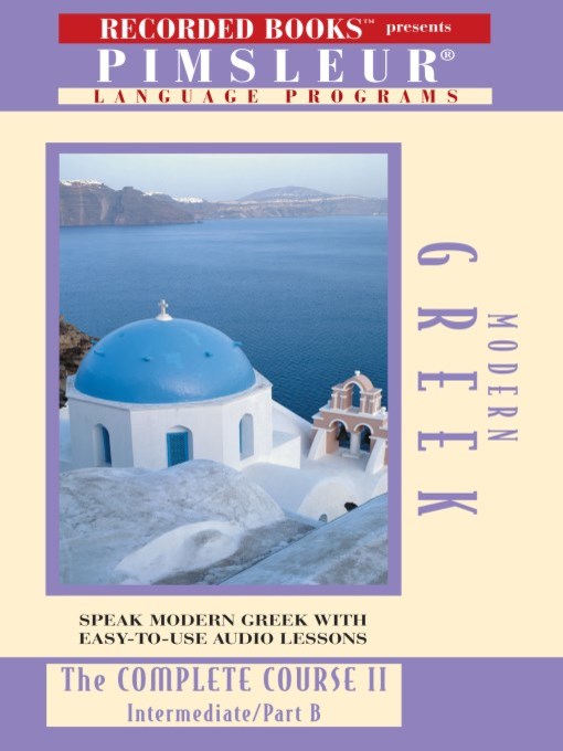 Title details for Greek IIB by Pimsleur Language Program - Available